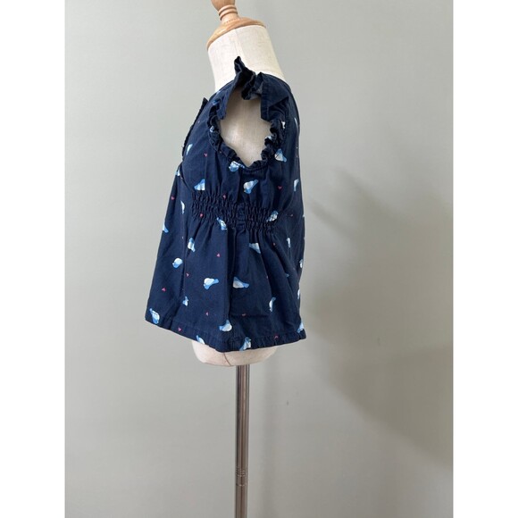 Little Bluebirds Infant Girls Short Sleeve Summer Top Blouse Shirt sz 18-24m - Picture 3 of 6